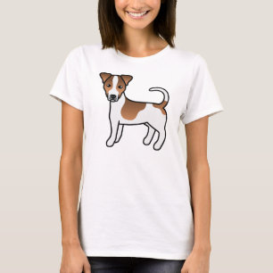 Camiseta Casaco Branca E Suave Jack Russell Terrier Dog