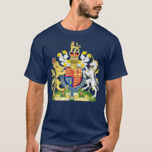 Camiseta CASACO britânico de Armas Heraldicas Royal Souveni