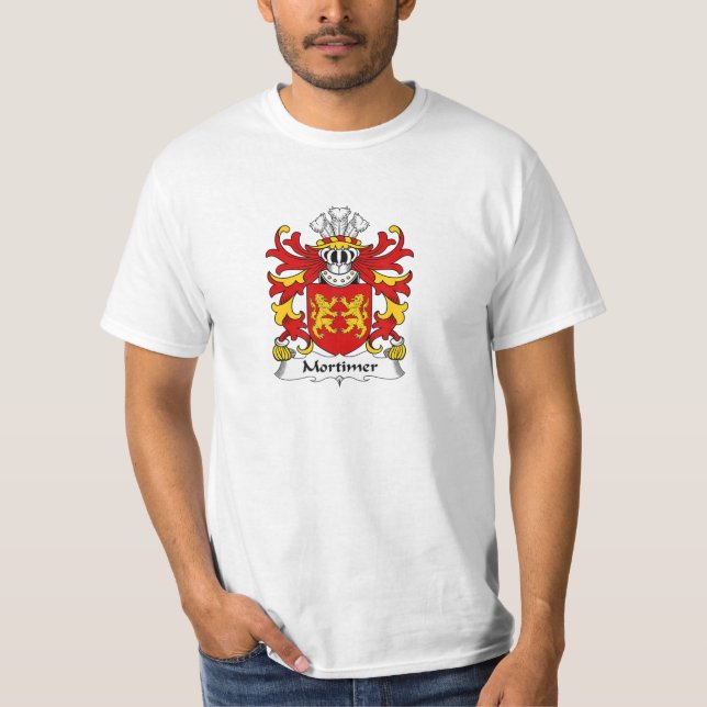 Camiseta Casaco da Guarda Familiar de Armas (Frente)