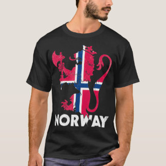 Camiseta Casaco das Armas Escandinávia Osl, na Noruega