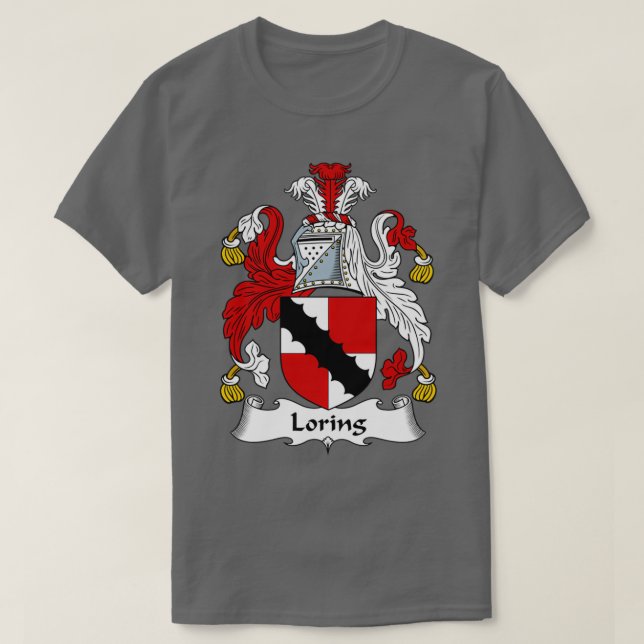 Camiseta Casaco de Aguardação da Família de Armas (Frente do Design)