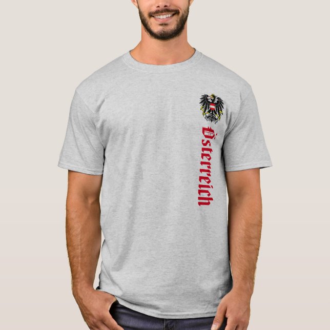 Camiseta Casaco de Armas da Áustria (Frente)