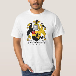 Camiseta Casaco de armas da McWherter Family Crest