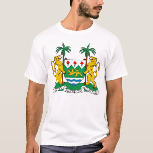 Camiseta Casaco de armas da Serra Leoa