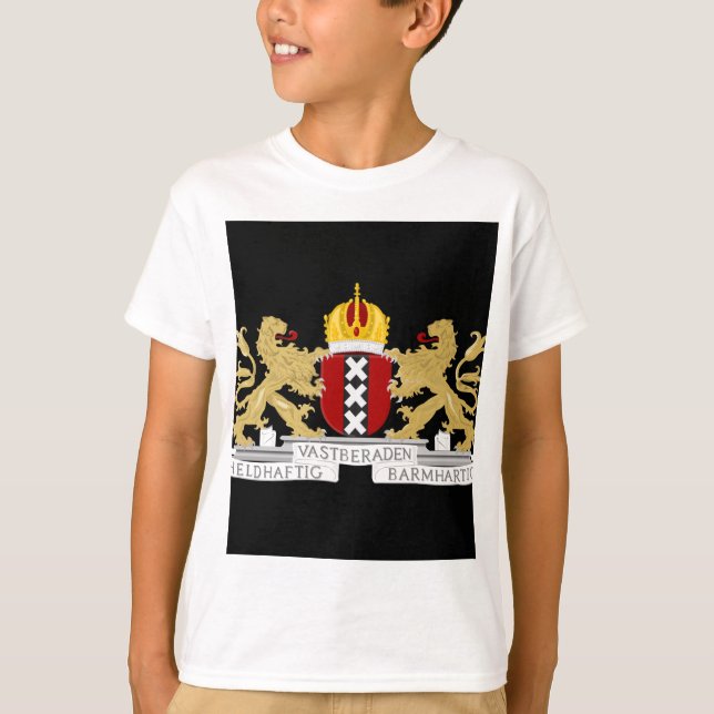 Camiseta Casaco de armas de Amesterdã (Frente)