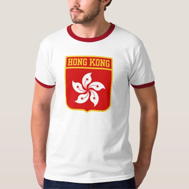 Camiseta Casaco de armas de Hong Kong (Frente)