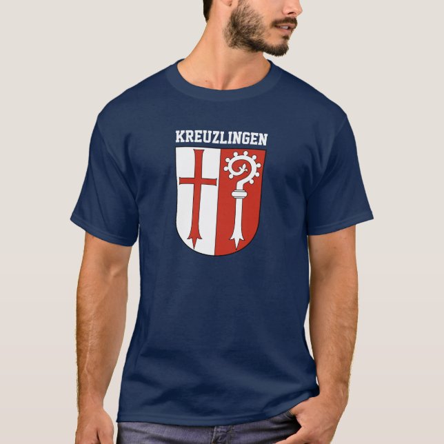 Camiseta Casaco de Armas de Kreuzlingen, Suiça (Frente)