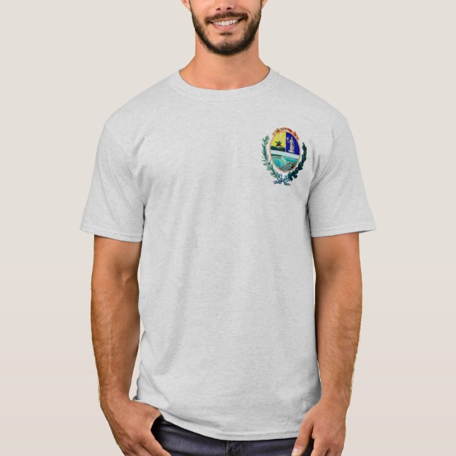 Camiseta Casaco de Armas de Salto, Uruguai (Frente)