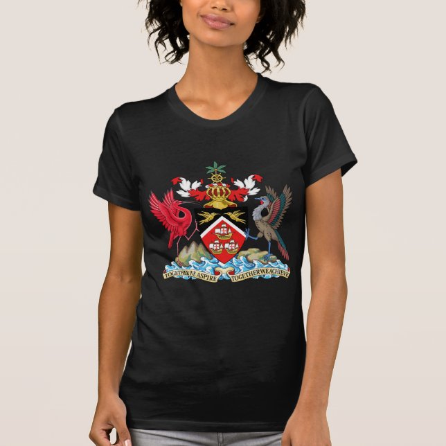 Camiseta Casaco de armas de Trinidad e Tobago (Frente)