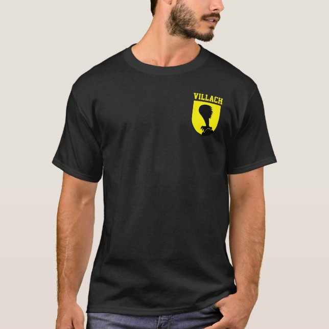 Camiseta Casaco de Armas de Villach - ÁUSTRIA (Frente)