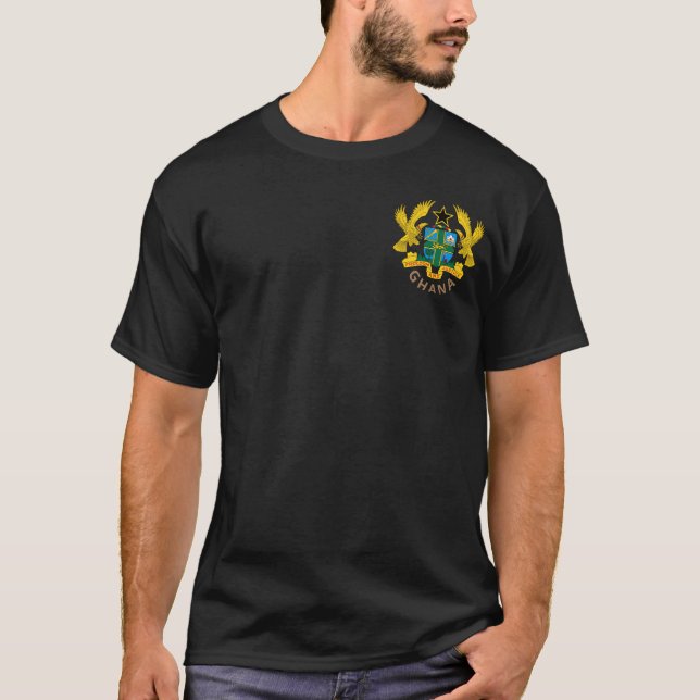 Camiseta Casaco de Armas do Gana (Frente)