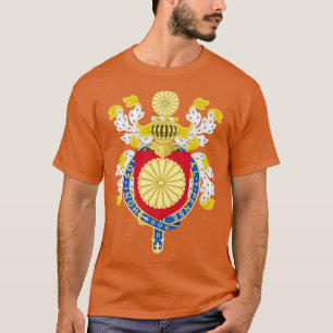 Camiseta Casaco de armas do Japão Sumário de Bandeira Tee F