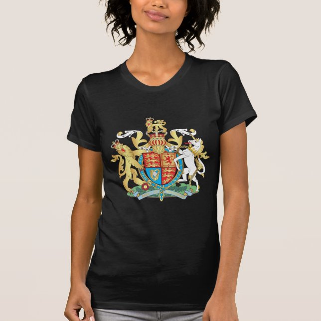Camiseta CASACO de armas do Reino Unido (Frente)