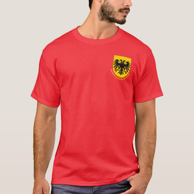 Camiseta Casaco de Armas do Santo Império Romano (Frente)