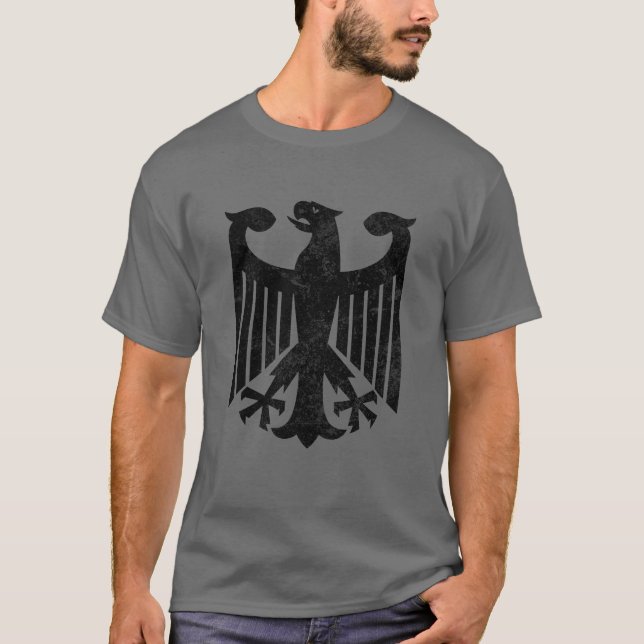 Camiseta Casaco de armas do T-Shirt Federal da Alemanha (Frente)