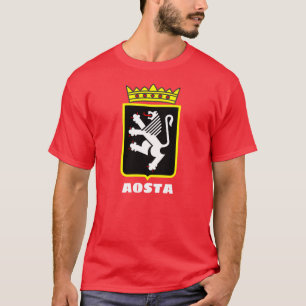 Camiseta Casaco de Armas do Vale de Aosta (Itália)
