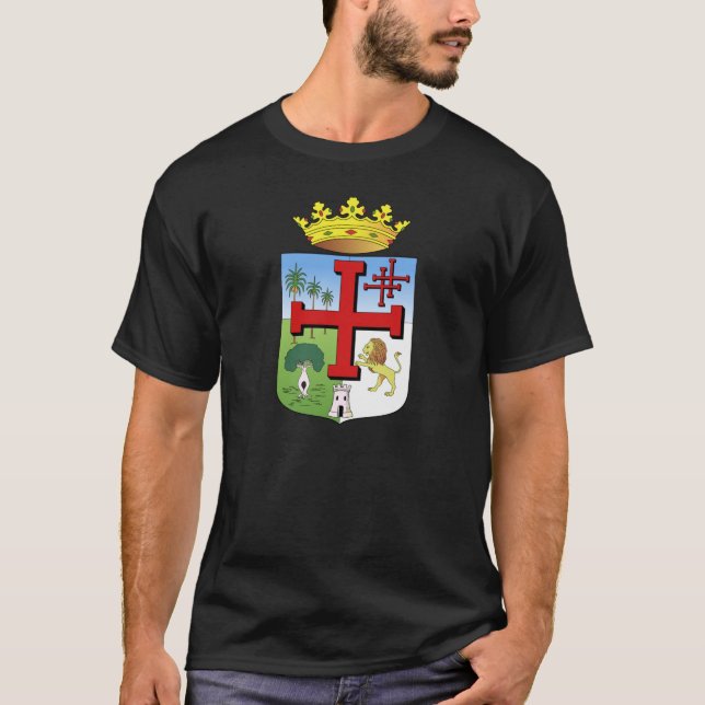 Camiseta Casaco de Armas dos Papais noeis Cruz de la Sierra (Frente)