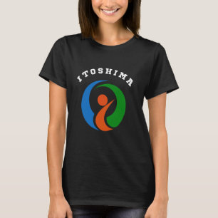 Camiseta Casaco de armas Itoshima Orgulho Nacional do Orgul