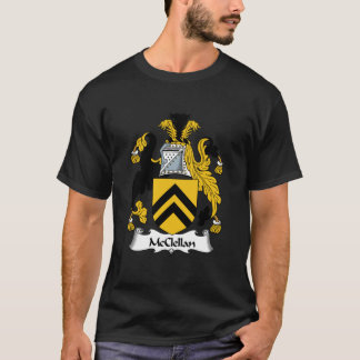 Camiseta Casaco de Armas McClellan Crest da Família McClell