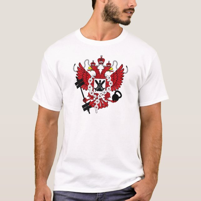 Camiseta Casaco De Armas Russas Do WOD (Frente)