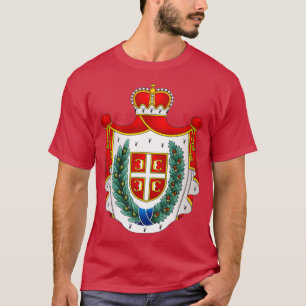 Camiseta Casaco de armas tradicionais da Voivodina Sérvia