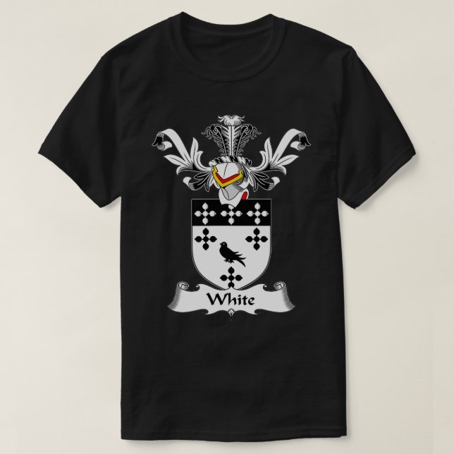 Camiseta Casaco de Braços Brancos da Proteção Familiar (Frente do Design)
