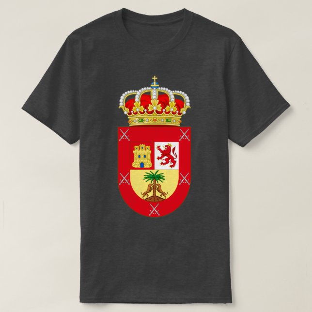 Camiseta Casaco de braços da Espanha Gran Canaria (Frente do Design)