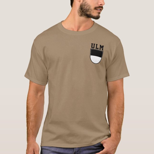 Camiseta Casaco de Braços de Ulm - ALEMANHA (Frente)