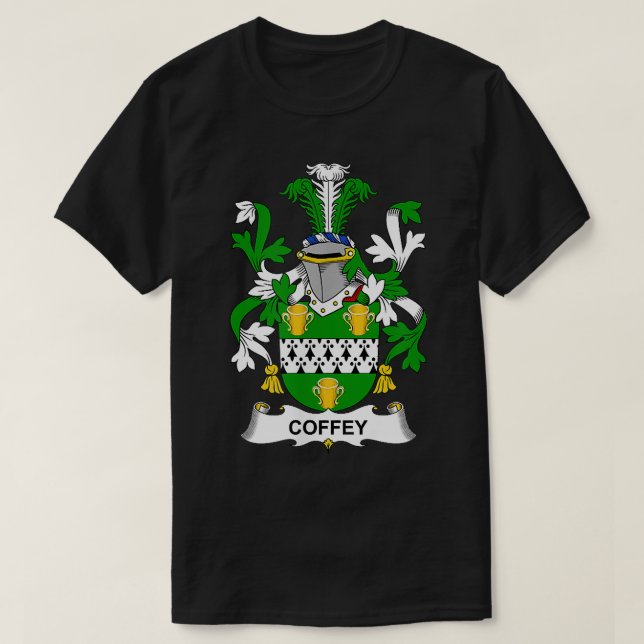 Camiseta Casaco de Coffey de Braços (Frente do Design)