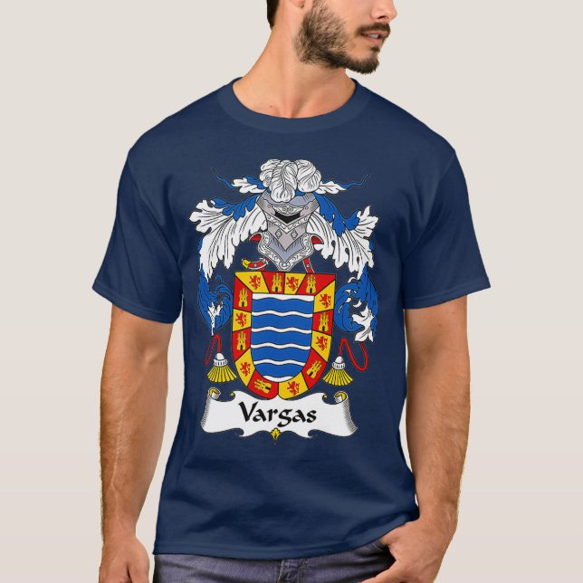 Camiseta Casaco de Guarda Familiar de Armas (Frente)