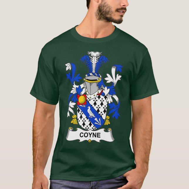 Camiseta Casaco de Guarda Familiar de Armas (Frente)