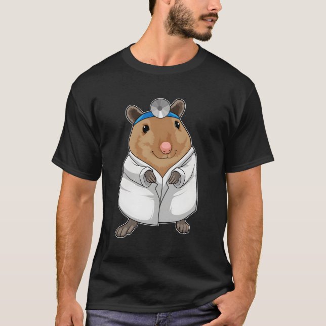 Camiseta Casaco de Médico Rato Doutor (Frente)