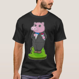 Camiseta Casaco de Noivo Porco