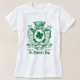 Camiseta Casaco de Shamrock da Rua de Paixão de Braço. Dia