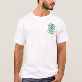 Camiseta Casaco de Shamrock da Rua de Paixão de Braço. Dia