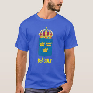 Camiseta Casaco de suecia de Blågult T-Shirt