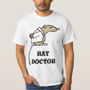 CAMISETA CASACO DO DOUTOR ENGRAÇADO RATO LABORATÓRIO DO