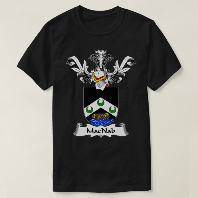 Camiseta Casaco MacNab do Centro Familiar de Braços (Frente do Design)