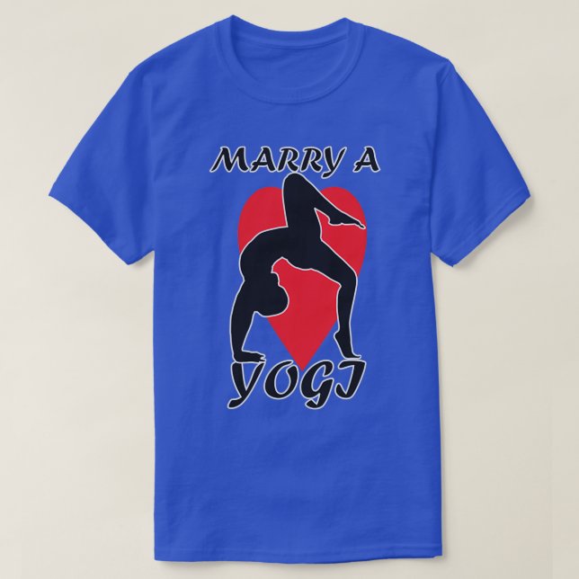 Camiseta Casado a yogi (Frente do Design)