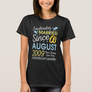 Camiseta Casado Desde Agosto De 2009 Nunca Terminando Há 13