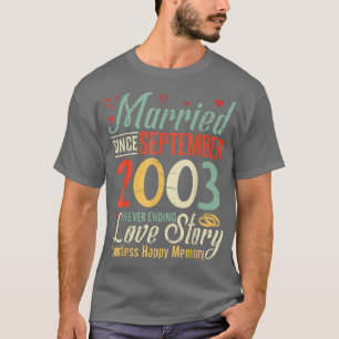 Camiseta Casado Desde Setembro De 2003 Nunca Acabando Com O