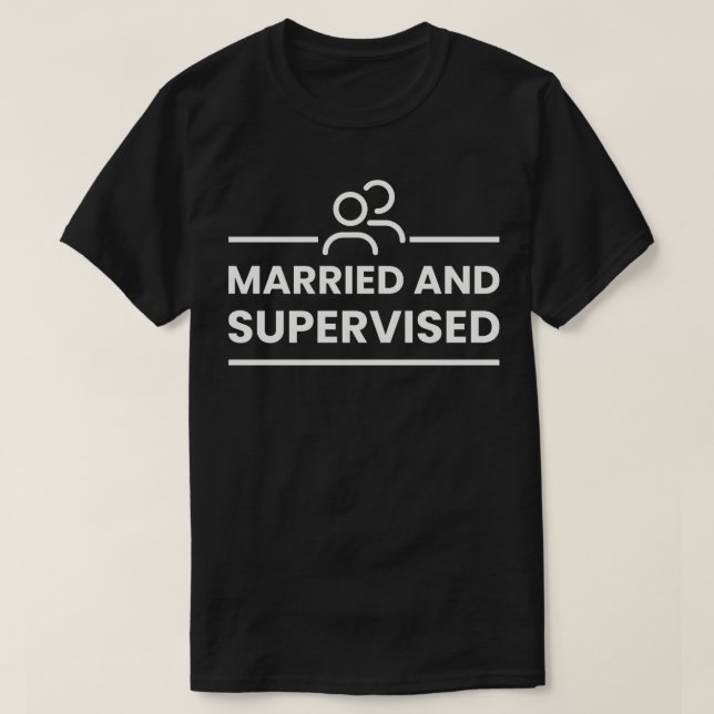 Camiseta Casado E Supervisionado (Frente do Design)