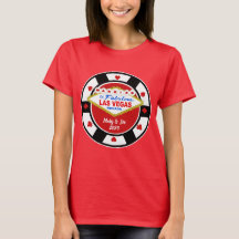 Casado em Vegas Poker Chip T-Shirt