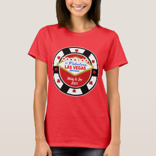 Camiseta Casado em Vegas Poker Chip T-Shirt