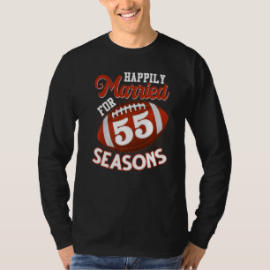 Camiseta Casado Felizmente Por 55 Feiras De Futebol 55 Anos