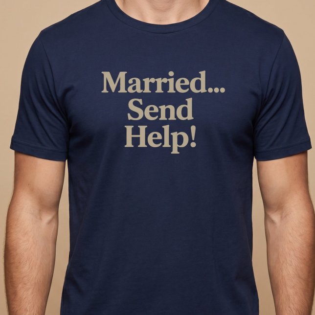 Camiseta Casado… Mande Socorro! (Criador carregado)