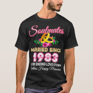 Camiseta Casados com Soulmates desde 1983, 38ª Annivers de 
