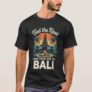 Camiseta Casados O Nó Tempos Balineses Indonésia Bali