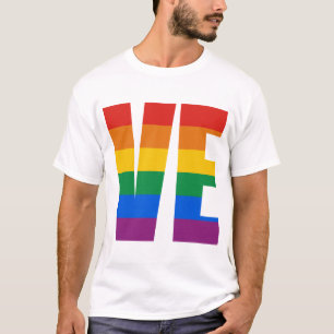 CAMISETA CASAIS ADORAM LETRAS - VE