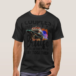 Camiseta Casais Adoráveis Que Cruzam Juntos, Fiquem Juntos